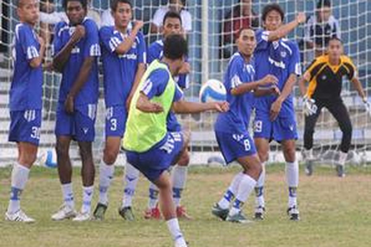 Persib dalam sebuah latihan.