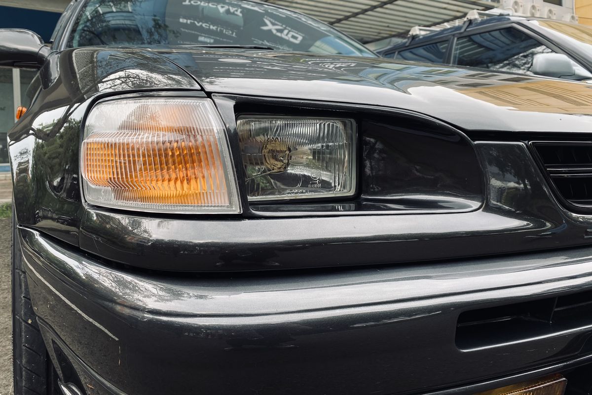 Head lamp All New Corolla 1997 AE111 yang sudah diganti dengan Landcruiser VX80