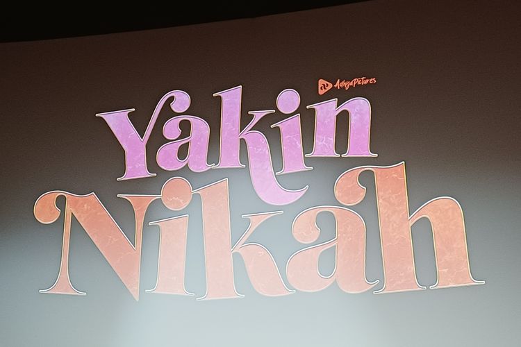 Peluncuran poster dan trailer film Yakin Nikah di Plaza Senayan XXI, Selasa (9/9/2025).
