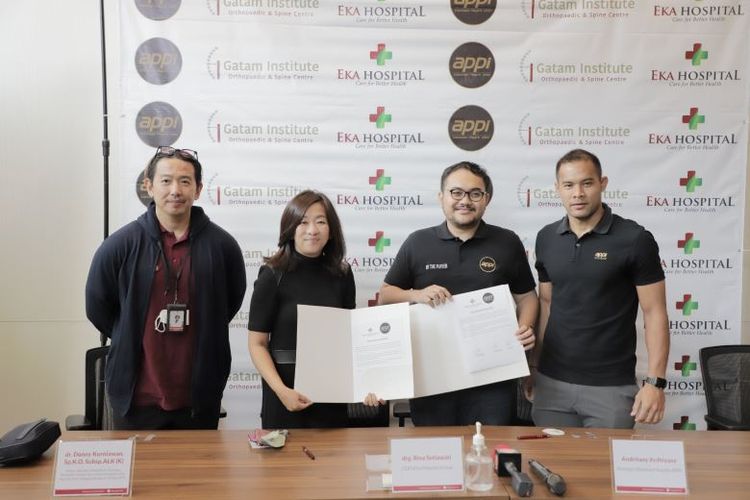 Eka Hospital resmi menjadi medical partner Asosiasi Pesepakbola Profesional Indonesia (APPI).