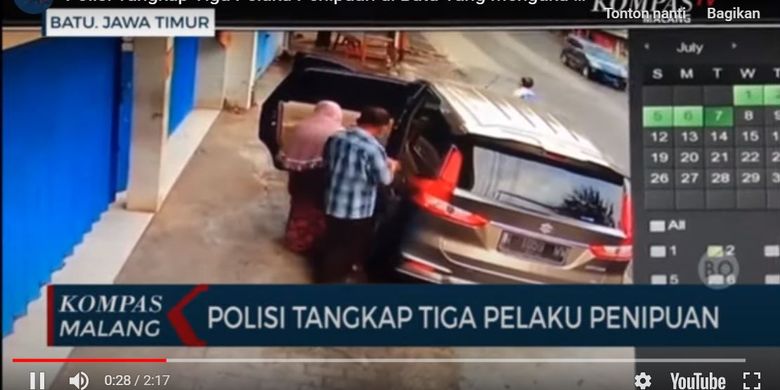 Satuan Reserse Kriminal Polres Batu menangkap tiga orang pelaku penipuan yang mengaku sebagai kiai.