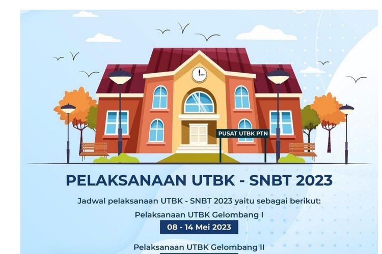 Jam mulai UTBK SNBT 2023.