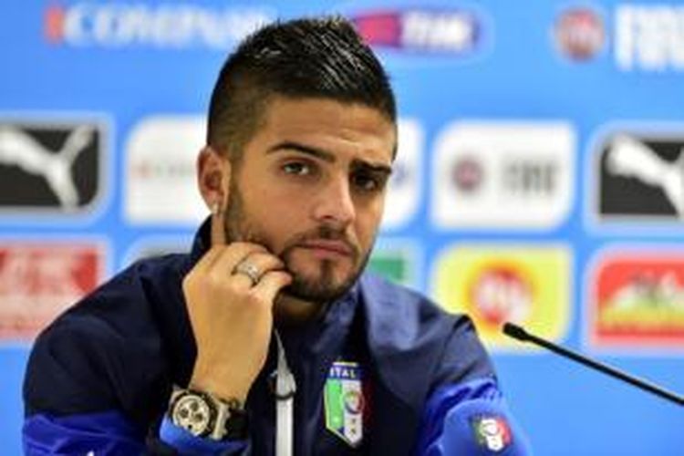 Pemain Napoli dan tim nasional Italia, Lorenzo Insigne.