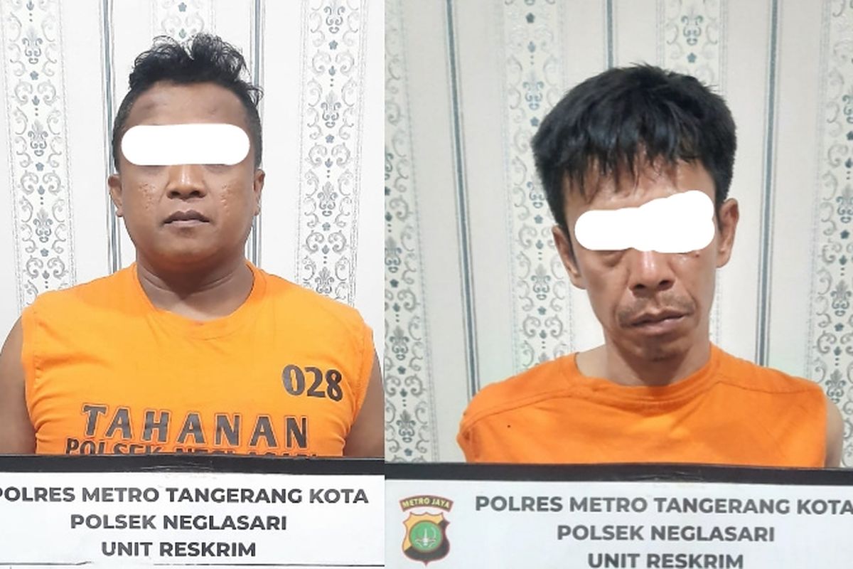 Dua pelaku pencurian motor di Tangerang ditangkap, Jumat (7/10/2022).