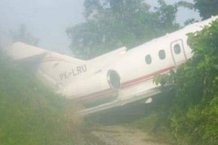 Beredar informasi sebuah pesawat mengalami kecelakaan di Kabupaten Morowali, Sulawesi Tengah, Kamis (11/5/2023). Pesawat yang mengalami kecelakaan itu bertuliskan PK-LRU pada bagian ekornya. 