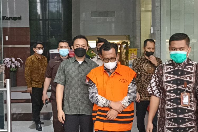 Wakil Ketua DPRD Tulungangung, Jawa Timur ditahan KPK terkait suap pengesahan APBD, Rabu (3/8/2022).