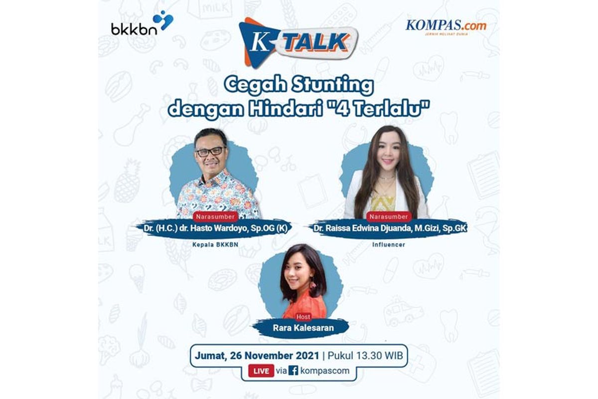 KTalks bersama BKKBN membahas tentnang pencegahan stunting. 