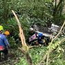 Innova dan Grand Max yang Jatuh ke Jurang akibat Longsor di Pacet Mojokerto Berhasil Diangkat