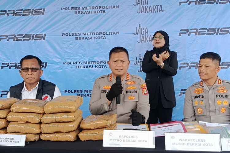 Polisi Bongkar 80 Kasus Narkoba dan Obat Terlarang di Bekasi, 98 Pelaku Ditangkap