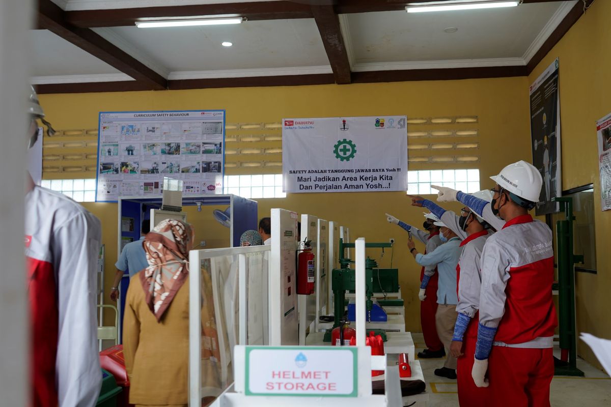 Suasana fasilitas di Dalam Dojo SMK Lentera Bangsa