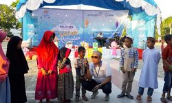 Di Safari Ramadhan BUMN, Antam Beri Santunan ke 1000 Anak Yatim
