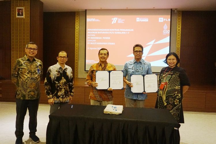 PT Multi Harapan Utama (MHU) bersinergi dengan PT Indonesia Power (PTIP) menandatangani kontrak kerja sama memperkuat pasokan batu bara untuk Perusahaan Listrik Negara (PLN) dan anak usahanya.
