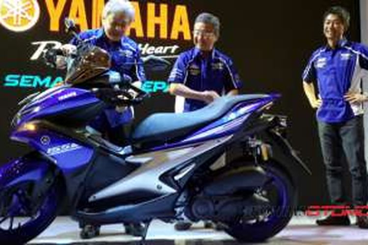 Yamaha Aerox 155 Meluncur Dari Jakarta