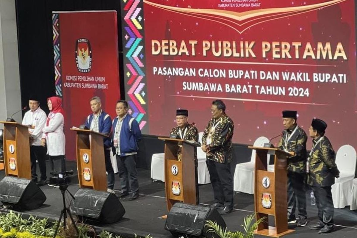 Ditanya soal Hafalan saat Debat, Cabup Sumbawa Barat Kuliahi Lawannya