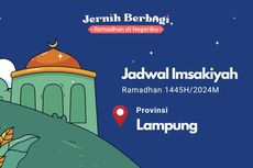 Jadwal Imsak dan Buka Puasa di Provinsi Lampung, 24 Maret 2024