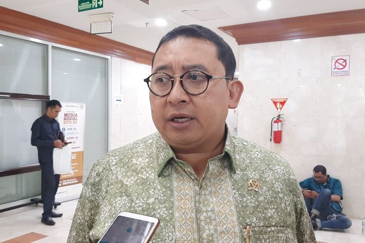 Wakil Ketua Umum Partai Gerindra Fadli Zon di Kompleks Parlemen, Senayan, Jakarta, Rabu (5/2/2020).
