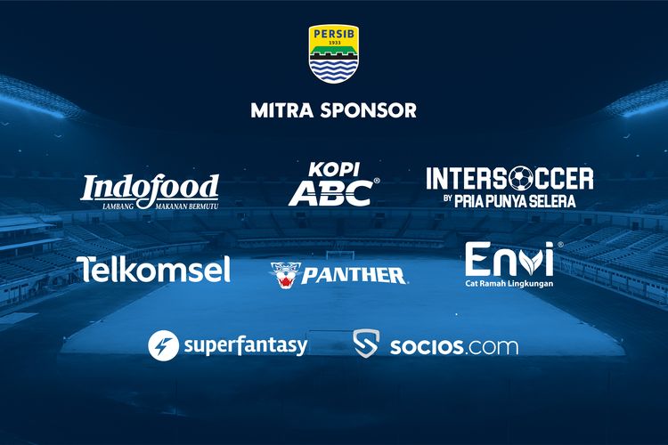 Persib Bandung mengumumkan secara resmi mitra sponsor tim pada Kamis (14/7/2022) yang akan mengarungi musim Liga 1 2022-2023.