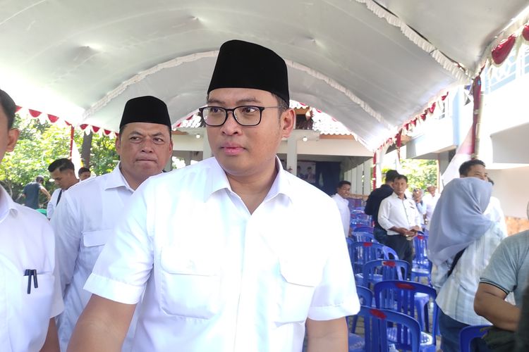Ketua DPD Gerindra Jawa Tengah usai konsolidasi politik bersama Gerindra Demak di RM Citra Alam, Demak, Senin (27/5/2024). 