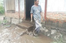 Sebuah Rumah di Dulipali Terendam Banjir Lahar Dingin Lewotobi, Ketinggian Capai 30 Cm