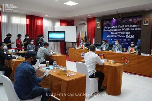 KPU Tetapkan 4 Pasangan Calon Wali Kota dan Wakil Wali Kota Makassar