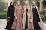 Tren Gamis Lebaran 2026: Abaya Jadi Primadona, Ini Model yang Paling Diburu
