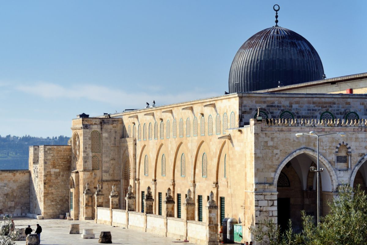 An image of Al Aqsa mosque in Jerusalem. 