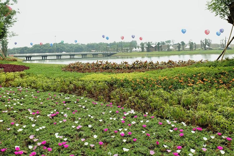 Taman kota seluas 100 hektar di kota baru Meikarta, Cikarang