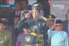 Jokowi Berbaju Adat Kesultanan Deli, Wapres Pakai Baju Adat Melayu di Hari Pancasila