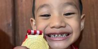 Kingston Westley, Petarung 4 Tahun asal Semarang yang Belum Terkalahkan di Arena Ring