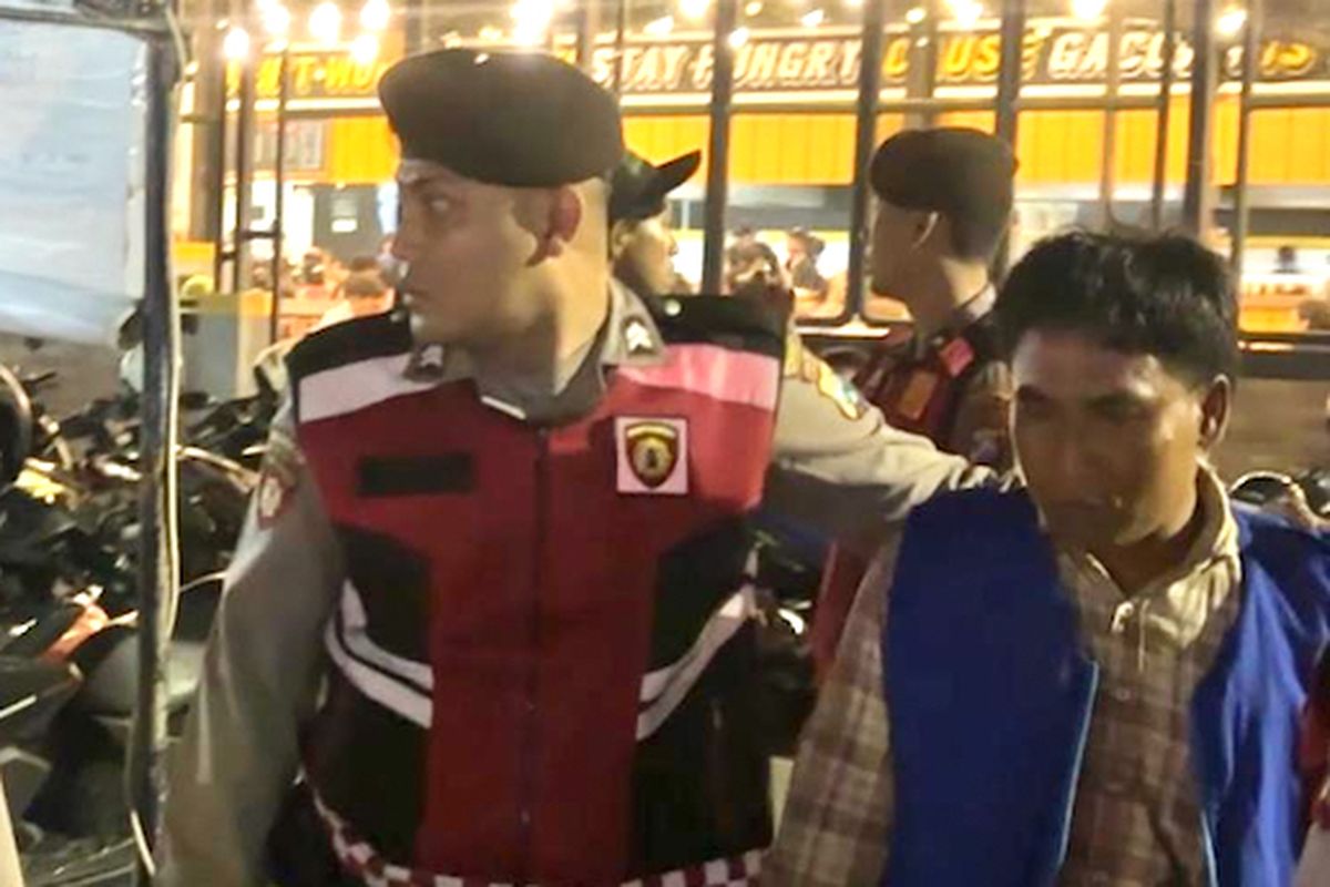 Salah satu jukir liar yang ditangkap, Rabu (3/12/2025).