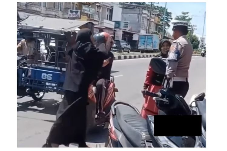 Video viral wanita di Aceh Timur bentak petugas saat ditilang