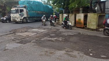 Jalan Mitra Bahari Diperbaiki Sementara, Ini Kondisinya Saat Ini