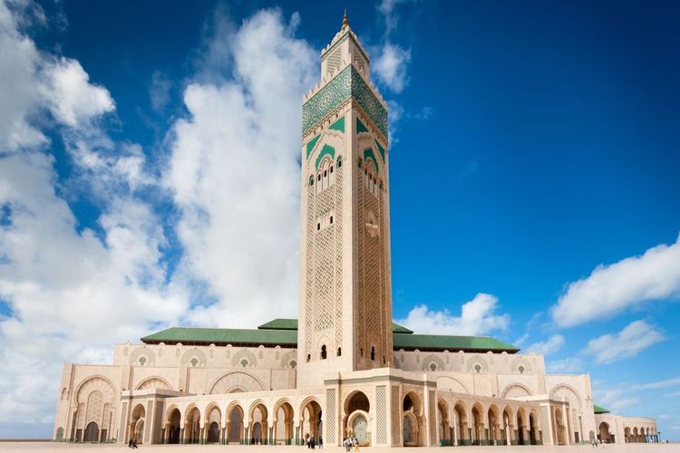 Kemegahan Masjid Hassan II di Maroko