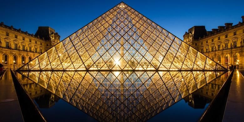 Louvre Pyramid, Paris