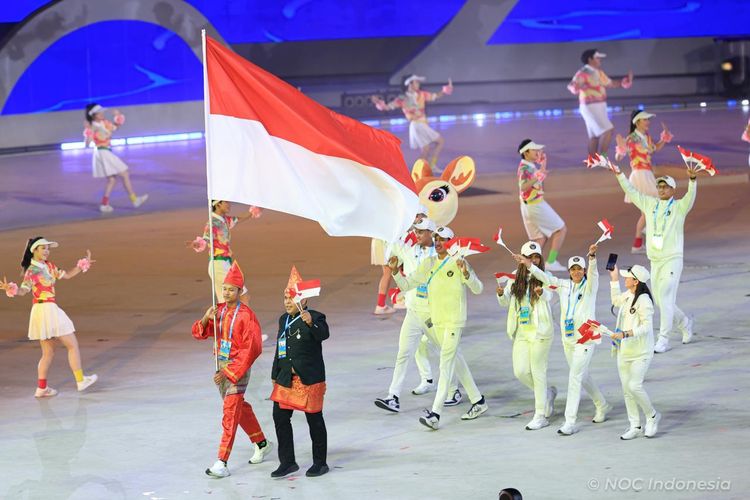  Asian Beach Games 2026, Kontingen Indonesia Pamerkan Pakaian Adat Sumatera