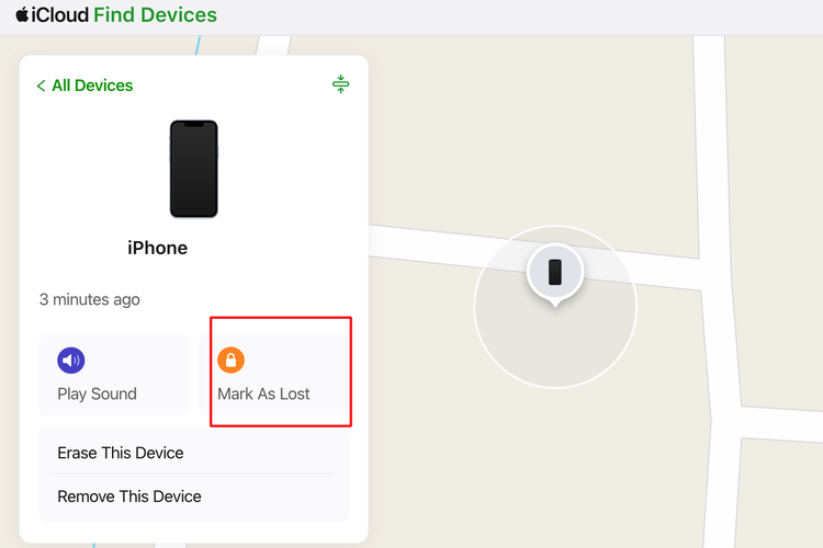 Ilustrasi cara melacak iPhone yang hilang saat offline