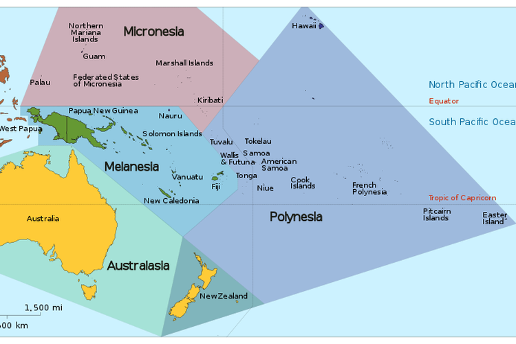 Australia dan Oceania.