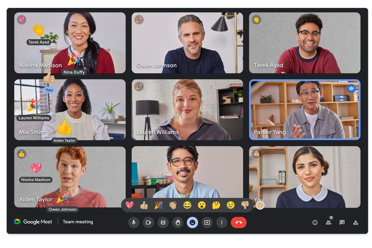 Google Meet Punya Reaksi Emoji, Mirip Zoom Namun Lebih Interaktif