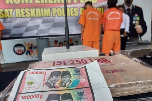 2 Pemuda di Bandung Barat Palsukan Uang Rp 100.000 Pecahan Baru, Hasilnya Dibeli Sabu