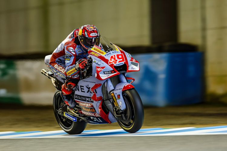 Fabio Di Giannantonio saat berlaga pada MotoGP Jepang 2022