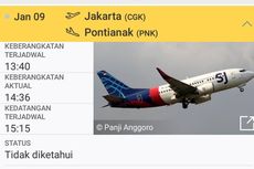 Pesawat Sriwijaya Air Rute Jakarta-Pontianak Diduga Hilang Kontak