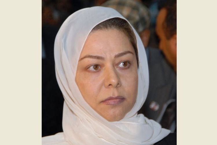 Raghad, putri mantan presiden Saddam Hussein. (AFP/Khaled Fazaa)