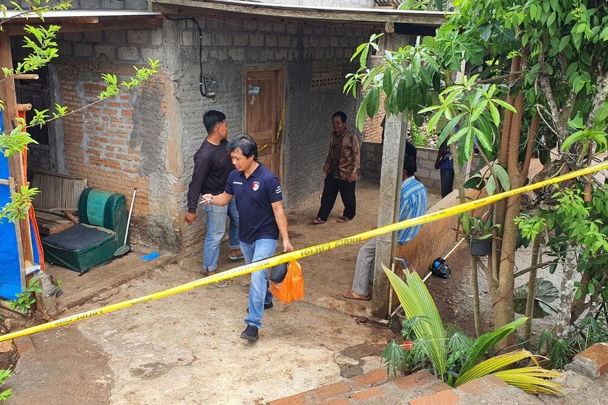 Lokasi dugaan pembunuhan istri oleh suaminya di Padukuhan Dedelwetan RT 4, Dadapayu, Semanu, Gunungkidul, DI Yogyakarta. Jumat (5/1/2024)