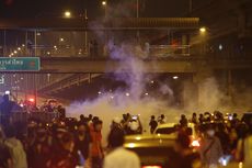 Demo Thailand Pecah Lagi, Polisi Tembakkan Peluru Karet dan Gas Air Mata