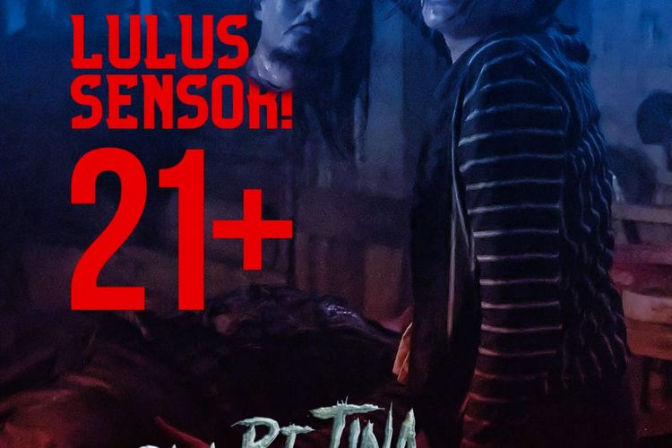 Poster film Para Betina Pengikut Iblis yang lulus sensor 21 tahun ke atas. 