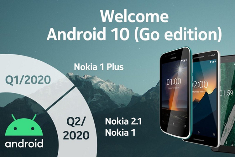 Daftar ponsel Nokia yang akan kebagian Android 10 Go beserta jadwal rilisnya.