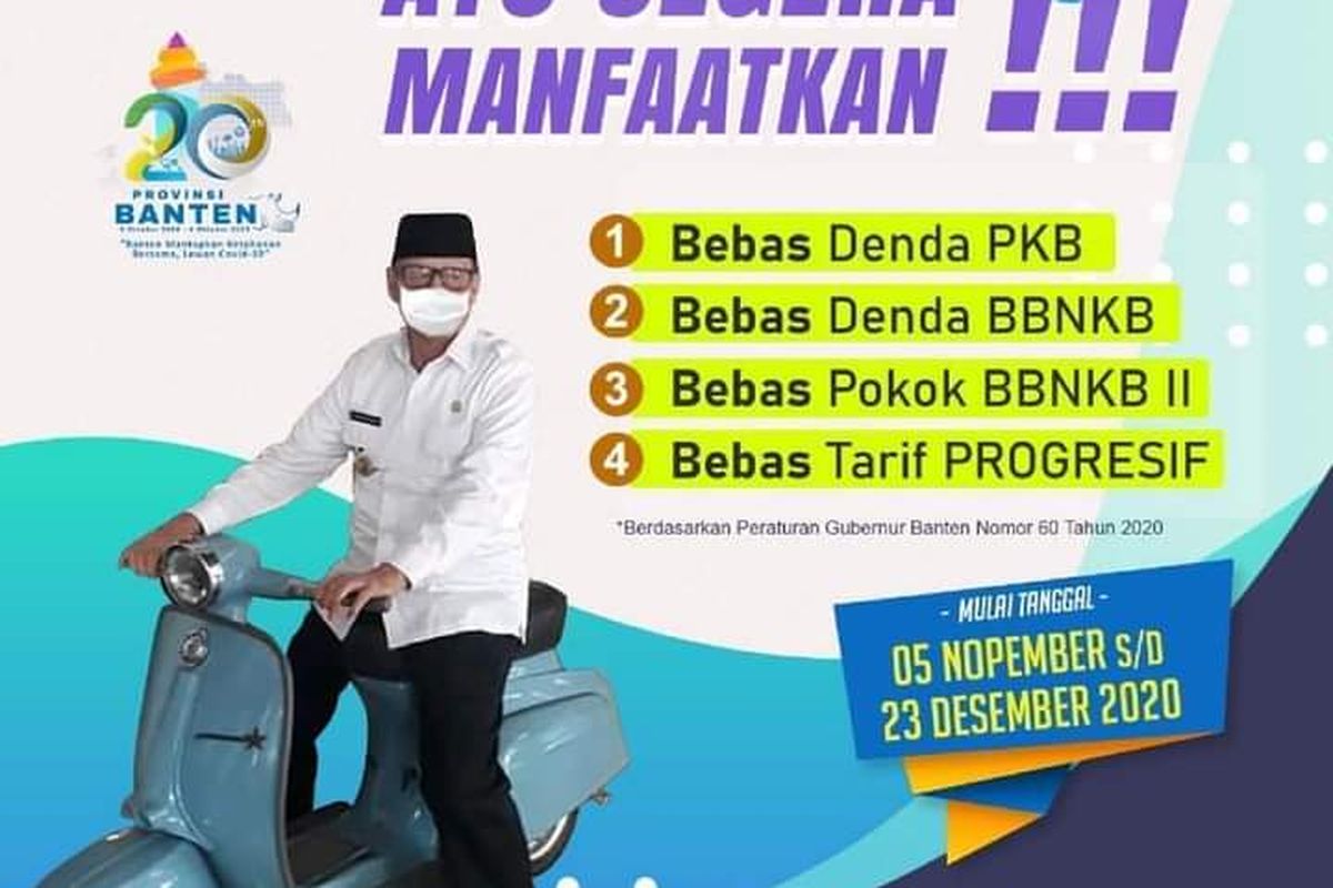 Relaksasi pajak kendaraan bermotor di Banten