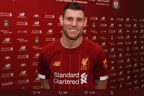 Ikuti Jejak Klopp, Milner Resmi Perpanjang Kontrak bersama Liverpool