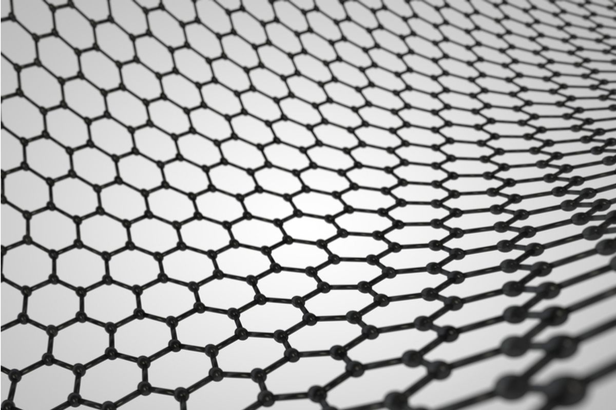 Ilustrasi material graphene