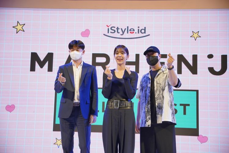 Seol In Ah dalam Acara Marhen J Hallyu Fest di Central Park Mall Jakarta